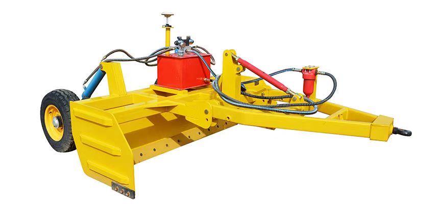 Auf einem Traktor montierter Landplaniergerät-Satellitengrader