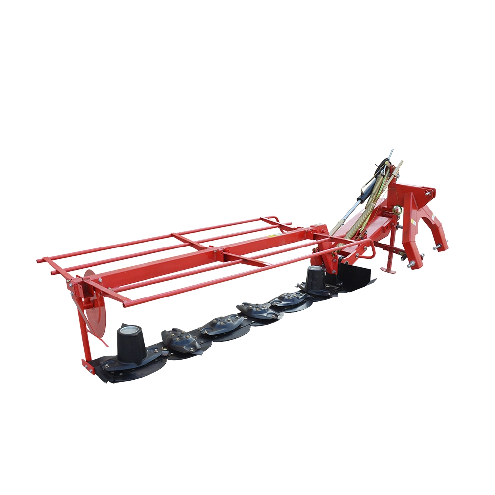 Am Traktor montierte Scheibenmäher